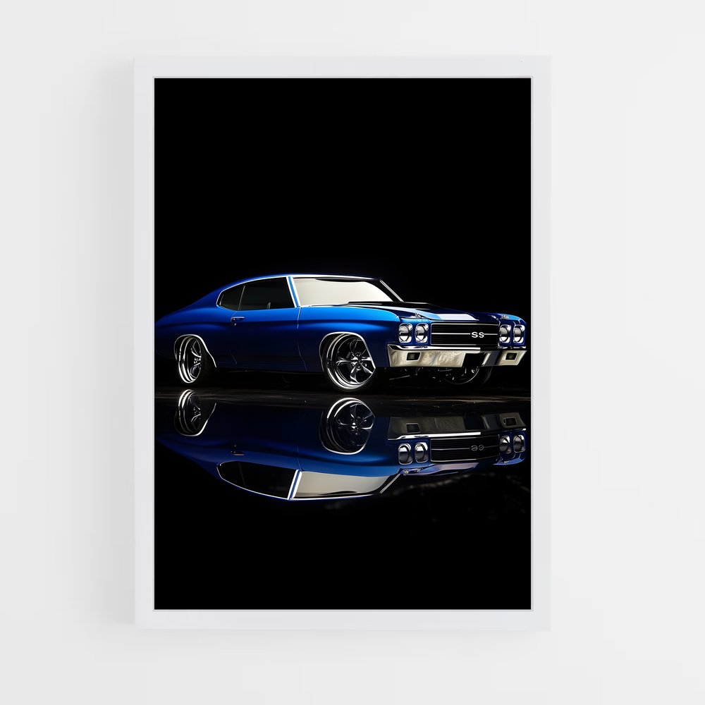 Poster Chevelle Nocturne – affiche Chevrolet (vue 3)